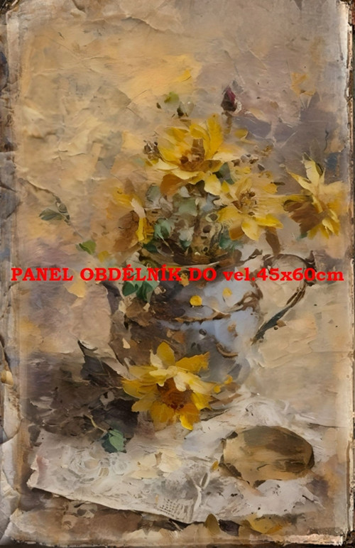 Bavlněný panel 7x10 cm