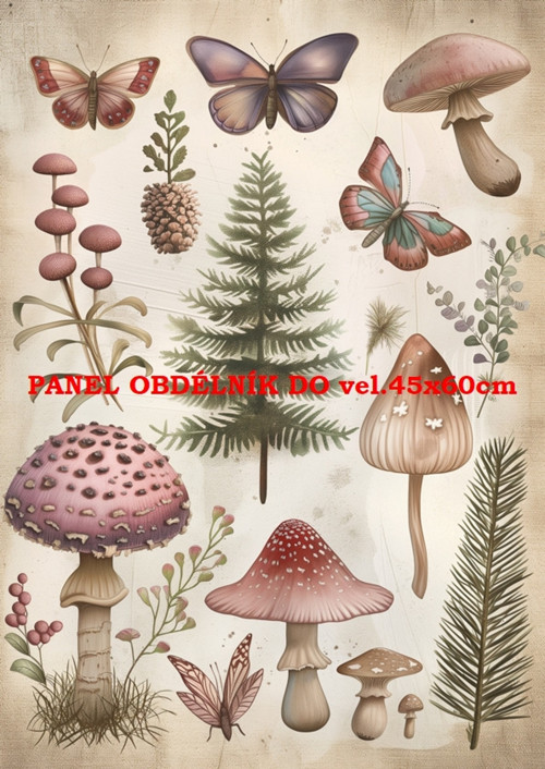Bavlněný panel 7x10 cm