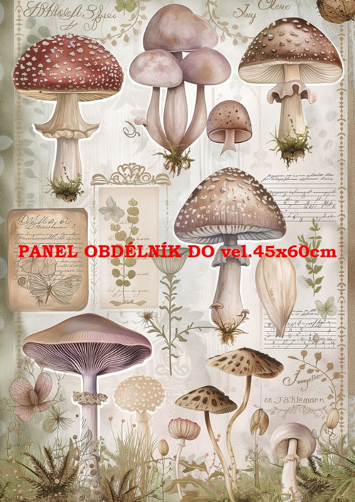 Bavlněný panel 7x10 cm