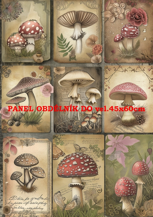 Bavlněný panel 7x10 cm
