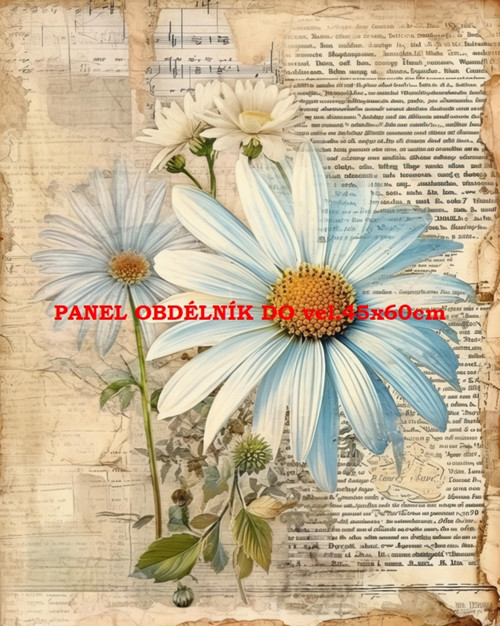 Bavlněný panel 7x10 cm