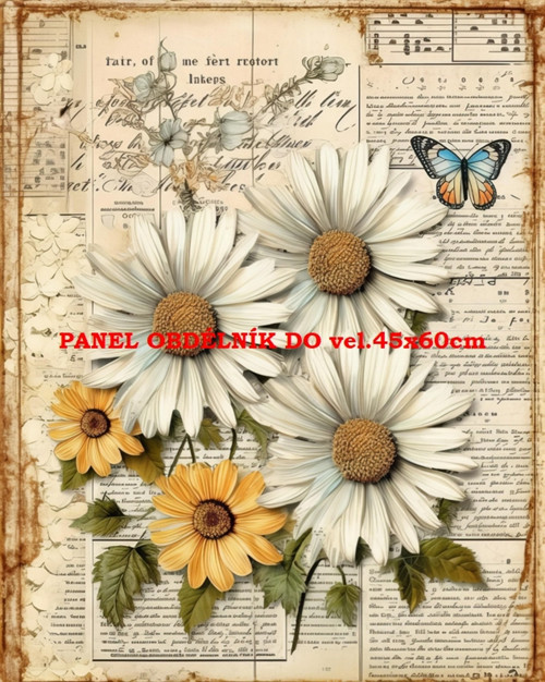 Bavlněný panel 7x10 cm