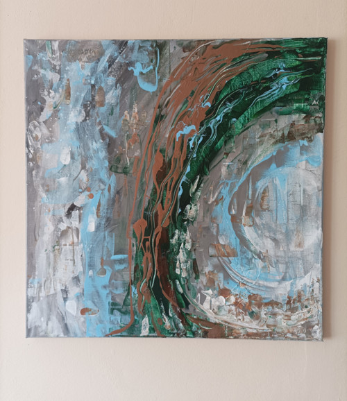 Obraz 50x50 abstrakce