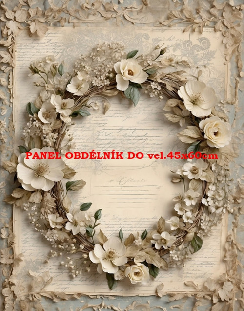 Bavlněný panel 7x10 cm