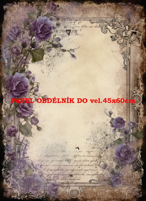 Bavlněný panel 7x10 cm