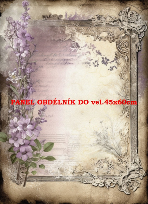 Bavlněný panel 7x10 cm