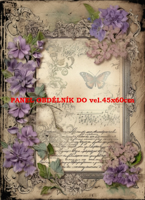 Bavlněný panel 7x10 cm