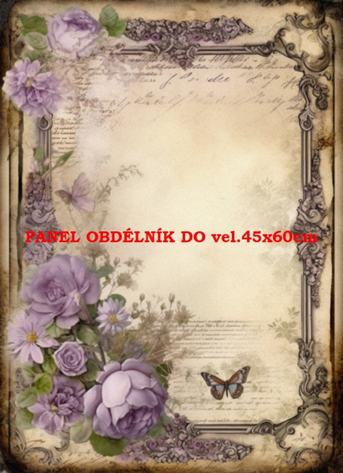 Bavlněný panel 7x10 cm