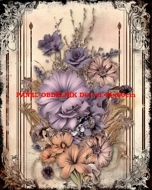 Bavlněný panel 7x10 cm