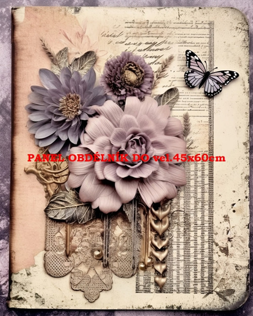 Bavlněný panel 7x10 cm