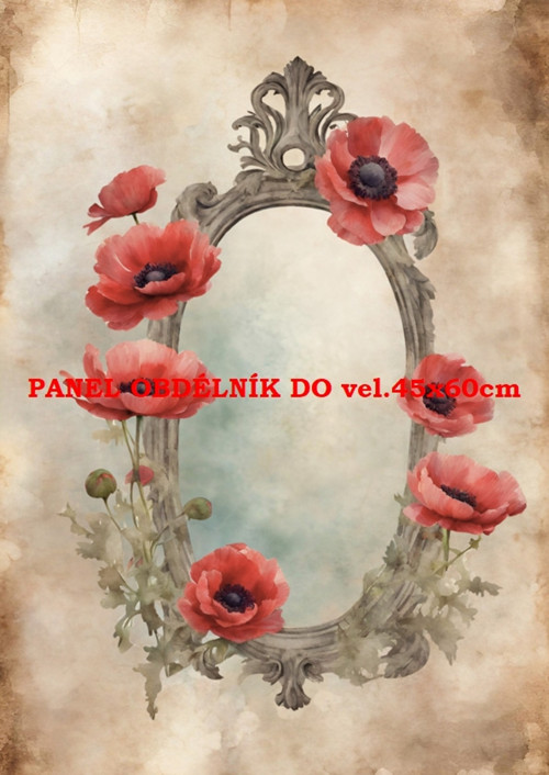 Bavlněný panel 7x10 cm — foto 1