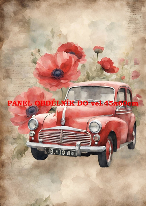 Bavlněný panel 7x10 cm
