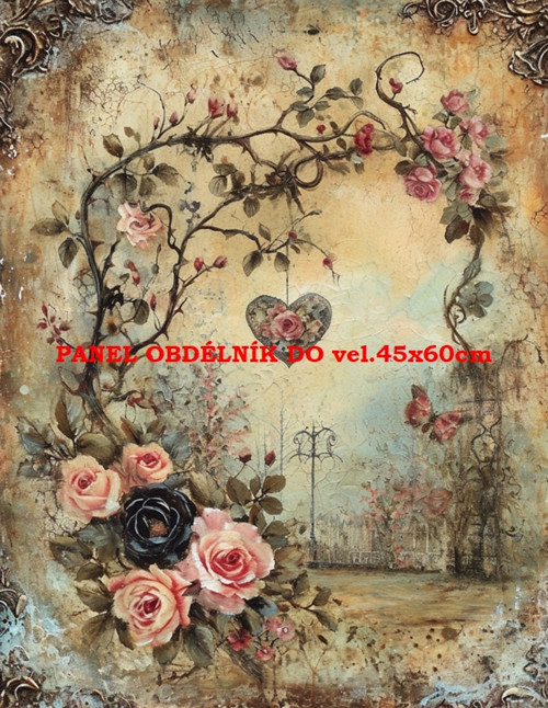 Bavlněný panel 7x10 cm
