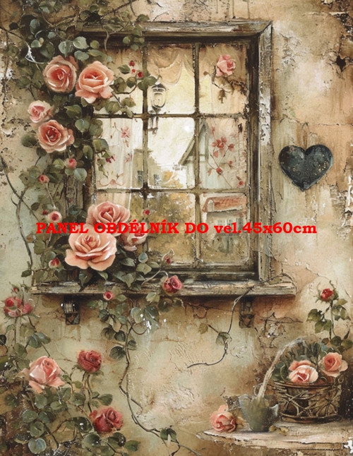 Bavlněný panel 7x10 cm