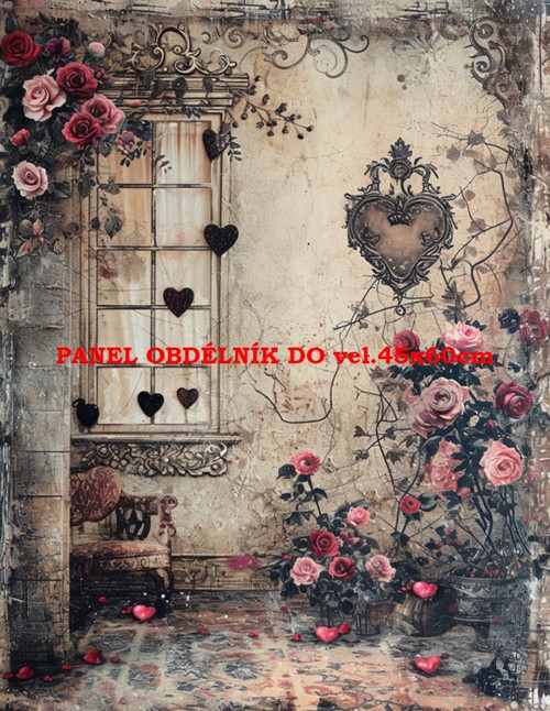 Bavlněný panel 7x10 cm
