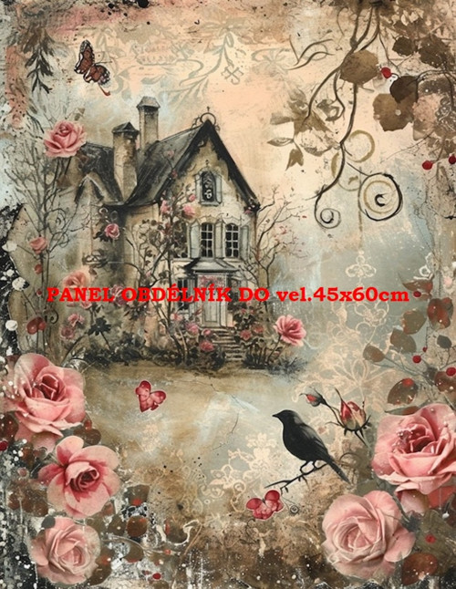 Bavlněný panel 7x10 cm