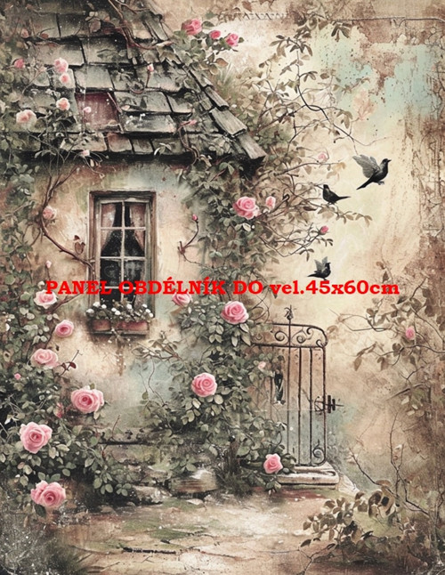 Bavlněný panel 7x10 cm