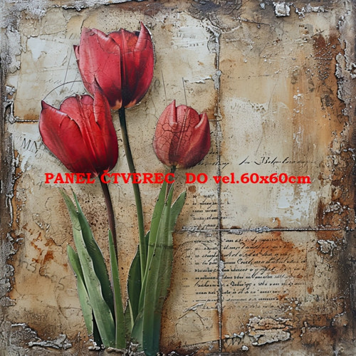 Bavlněný panel 10x10 cm