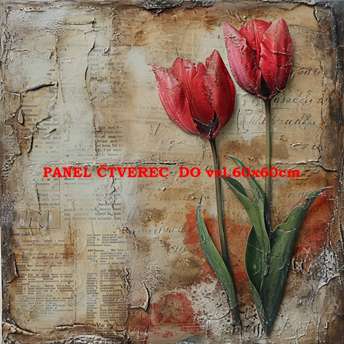 Bavlněný panel 10x10 cm — foto 1