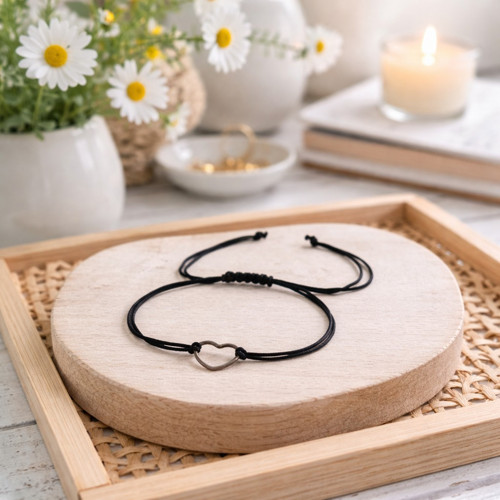Tiché srdce – minimalistický náramek