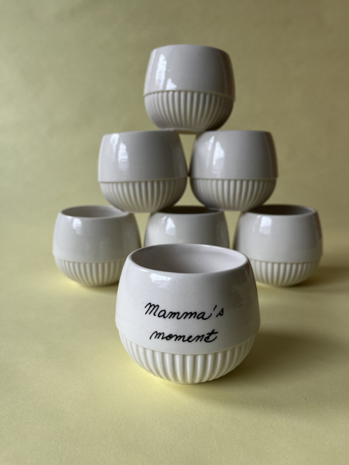 Kalíšek, porcelánový, Mamma’s moment