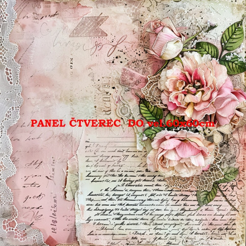 Bavlněný panel 10x10 cm
