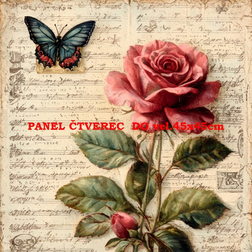 Bavlněný panel 10x10 cm