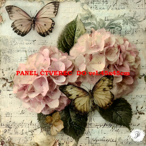 Bavlněný panel 10x10 cm — foto 1