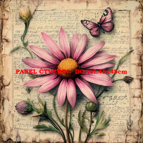 Bavlněný panel 10x10 cm