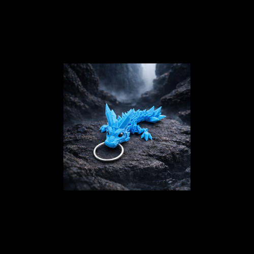 Krystalový flexi drak - přívěsek 10 cm