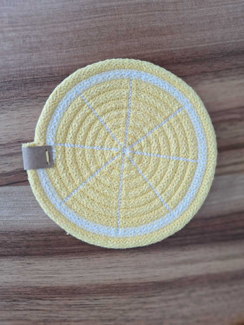 Podtácek 13cm citron