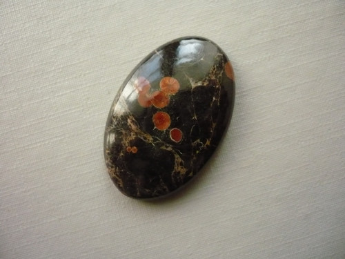 Kabošon - peanut obsidián 31 mm, č.2f — foto 1