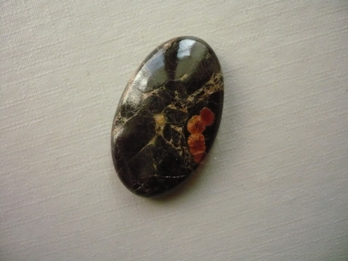 Kabošon - peanut obsidián 28 mm, č.31f — foto 1