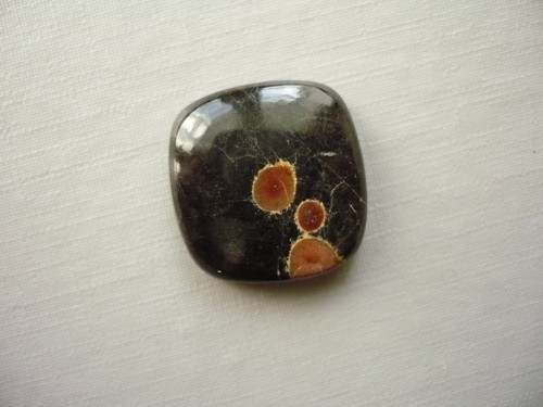 Kabošon - peanut obsidián 20 mm, č.37f — foto 1