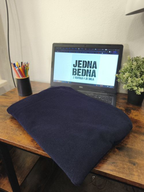 Obal na notebook půlnoční modrá