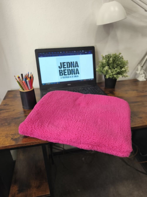 Obal na notebook TEDDY - tmavě růžová