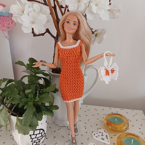 Barbie - šatičky + motýlek — foto 1