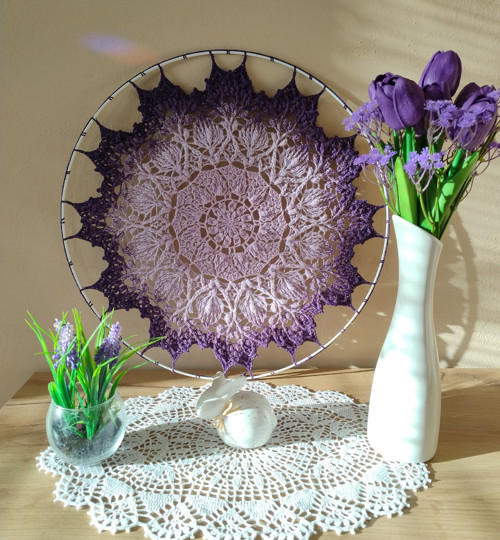 Háčkovaná mandala