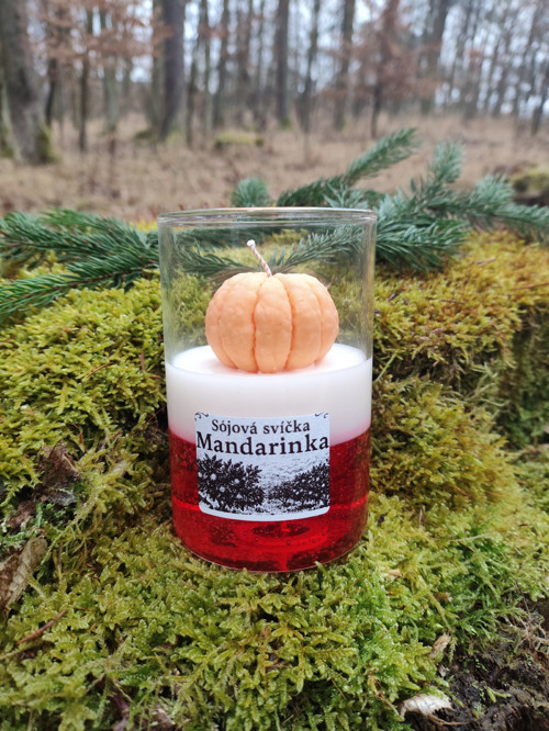 Sojová svíčka - Mandarinka