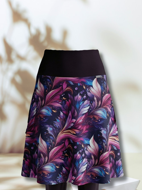 Dámská sukně "purpurová fantazie"
