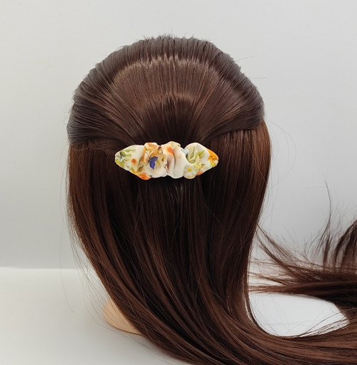 Spona do vlasů scrunchie béžová