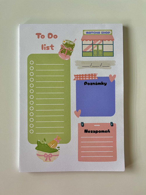 To Do list - matcha lover