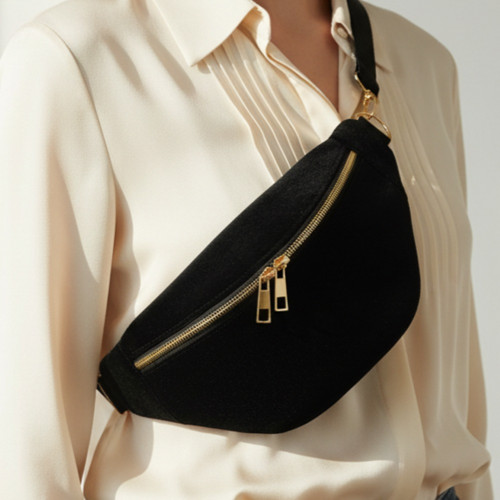 Ledvinka Mia Cord – Black I. — foto 1