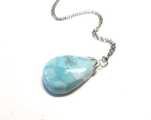 Larimar - řetízek z chirurgické oceli