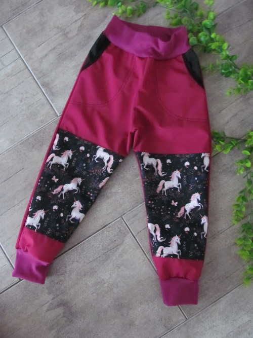 Kalhoty SOFTSHELL-jaro podzim -Dvojitá Kolena