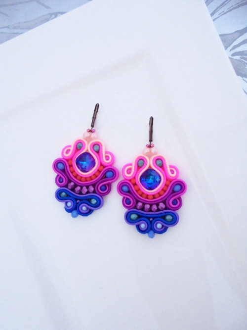 Soutache náušnice