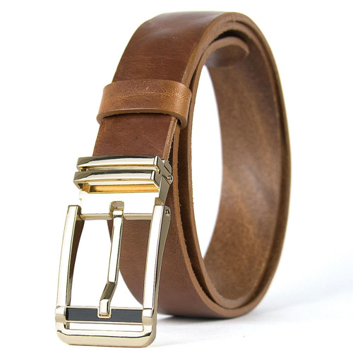 Kožený opasok s dierkami, 3.3cm,IRON VEIL,3D dezén