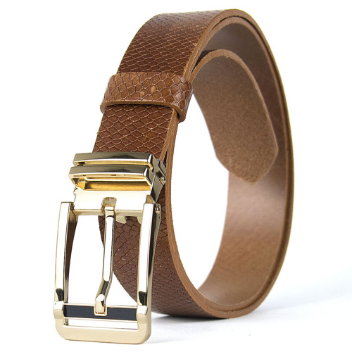 Kožený opasok s dierkami, 3.3cm, IRON VEIL, SNAKE