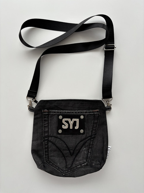 Crossbody taštička riflová