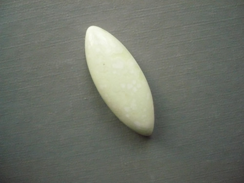 Kabošon - chrysopras citrónový 31 mm, č.16f